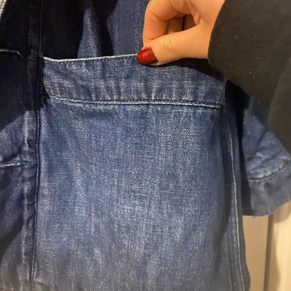 Rollas denim Sherpa coat size small - Picture 7 of 8